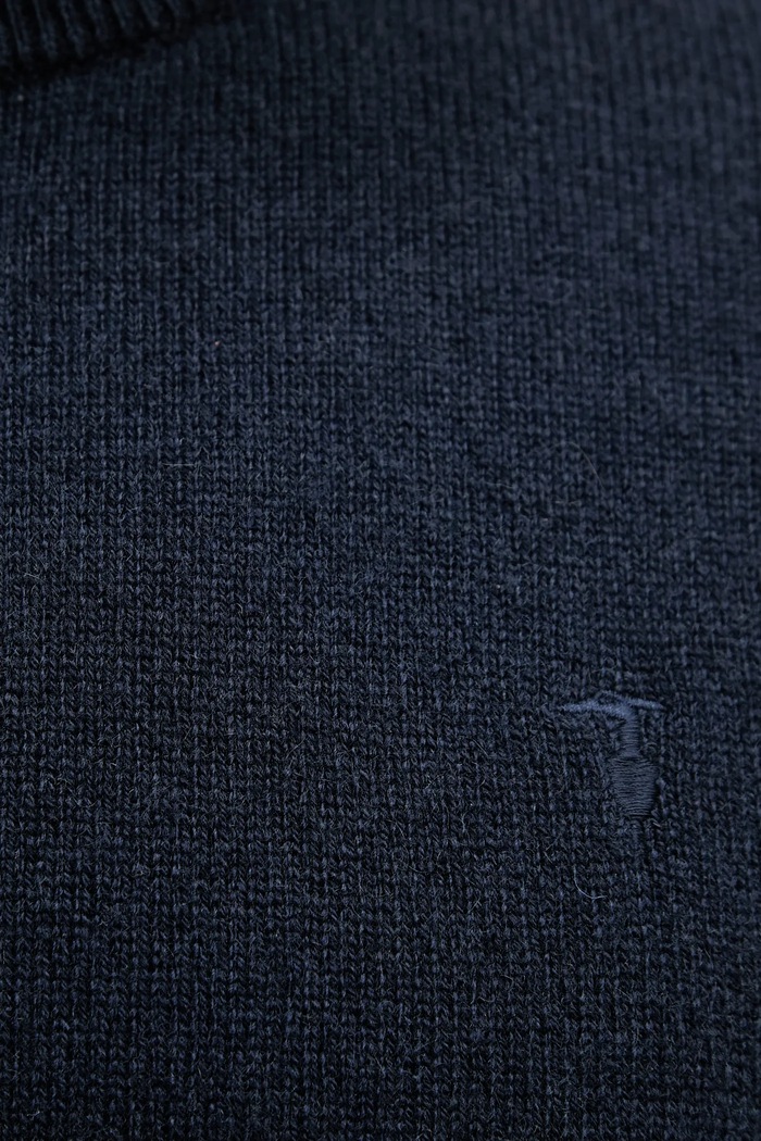 Trussardi sweter kaszmirowy M0208000022N granatowy