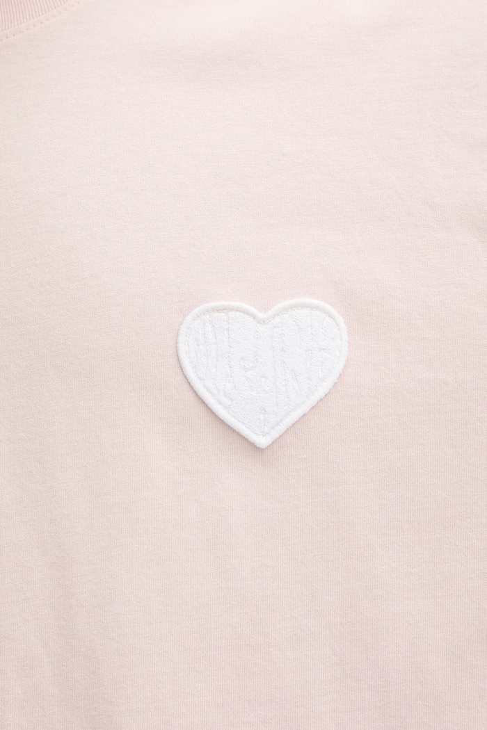 AllSaints tricou din bumbac LOVER M041JC roz