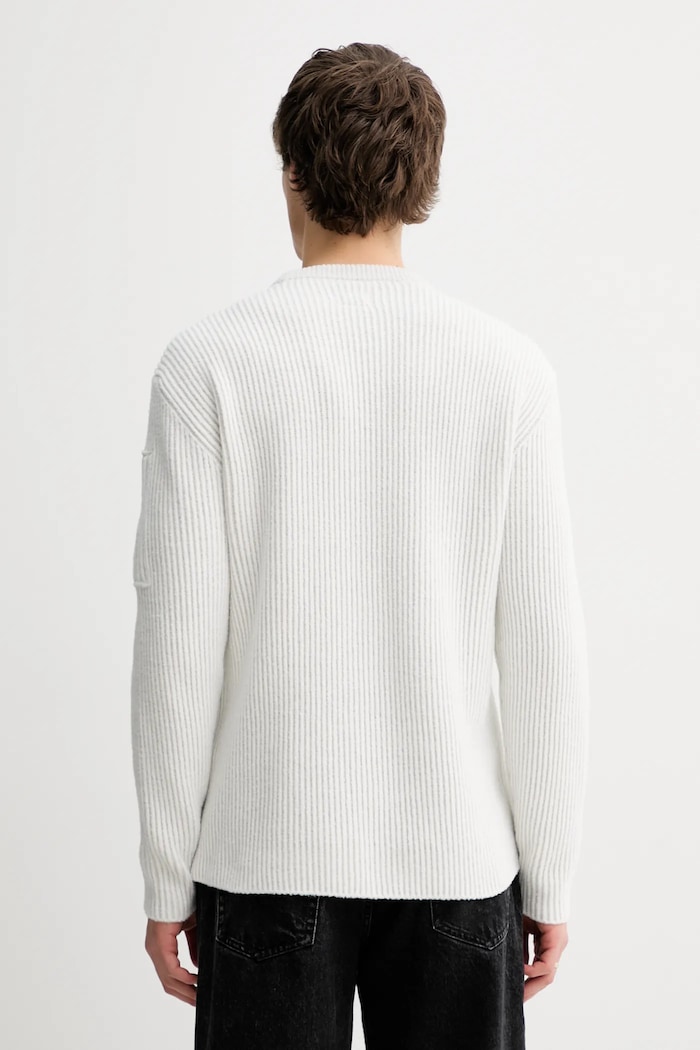 Odzież C.P. Company sweter z dodatkiem wełny 19CMKN307A006170A beżowy