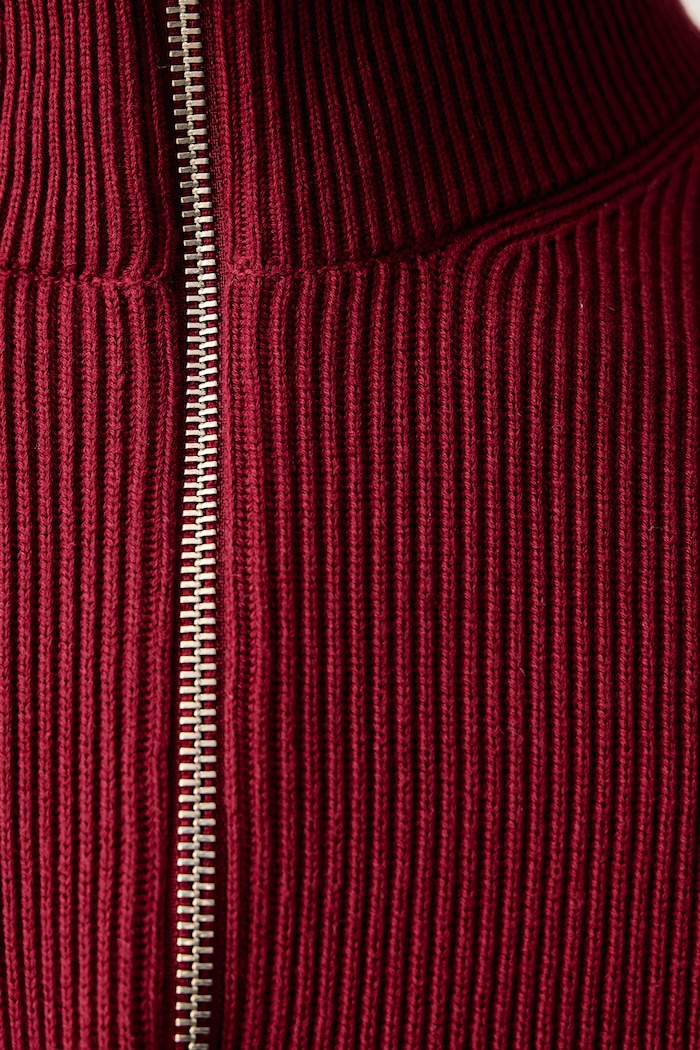 Sweter męski z bawełną Lindbergh bordowy 30.804030