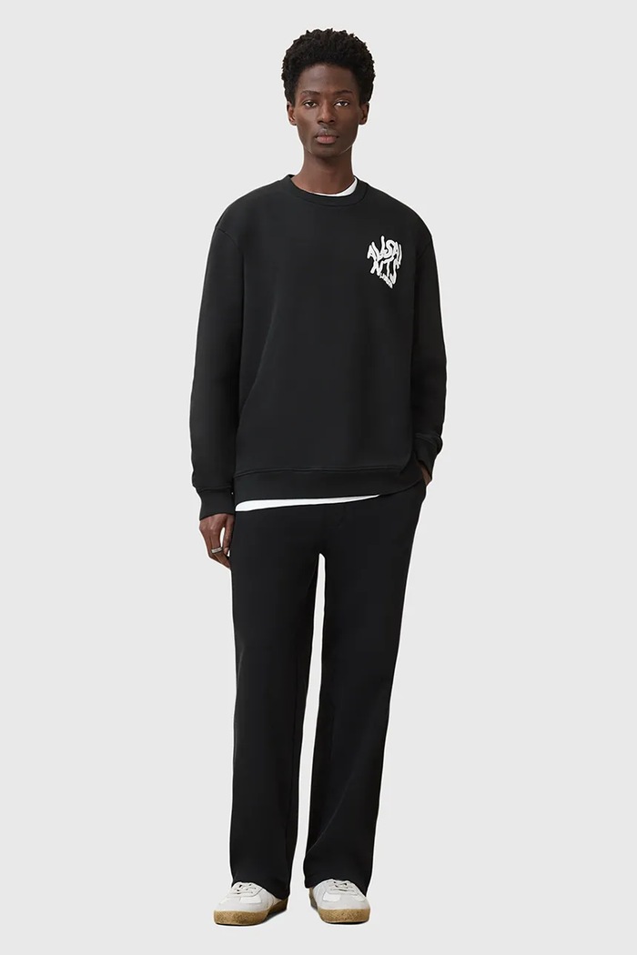 Хлопковая кофта AllSaints ORLANDO M058NB