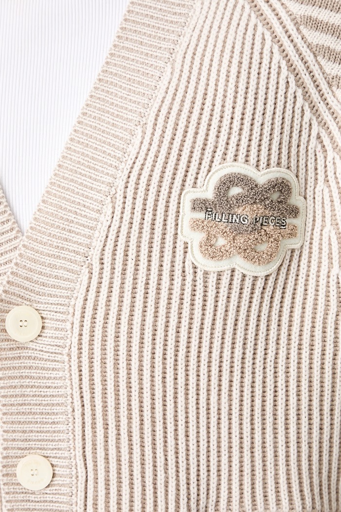 Filling Pieces ζακέτα ανδρική με πρόσμιξη μαλλιού Knit Cardigan 422573500127.184