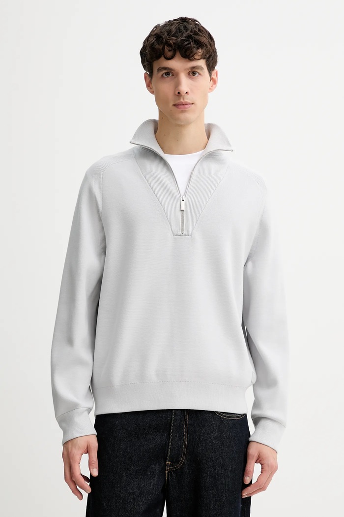 Calvin Klein sweter pozostałe szary LV040BM333