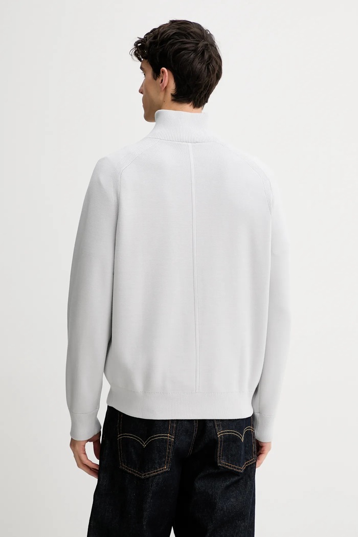 Odzież Calvin Klein sweter LV040BM333 szary