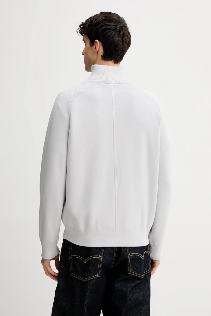 Odzież Calvin Klein sweter LV040BM333 szary