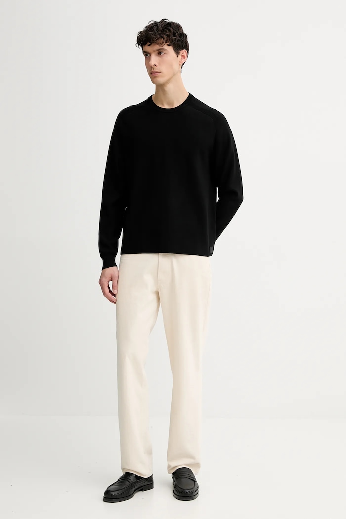 Sveter Calvin Klein LV040BM347 čierna AW25