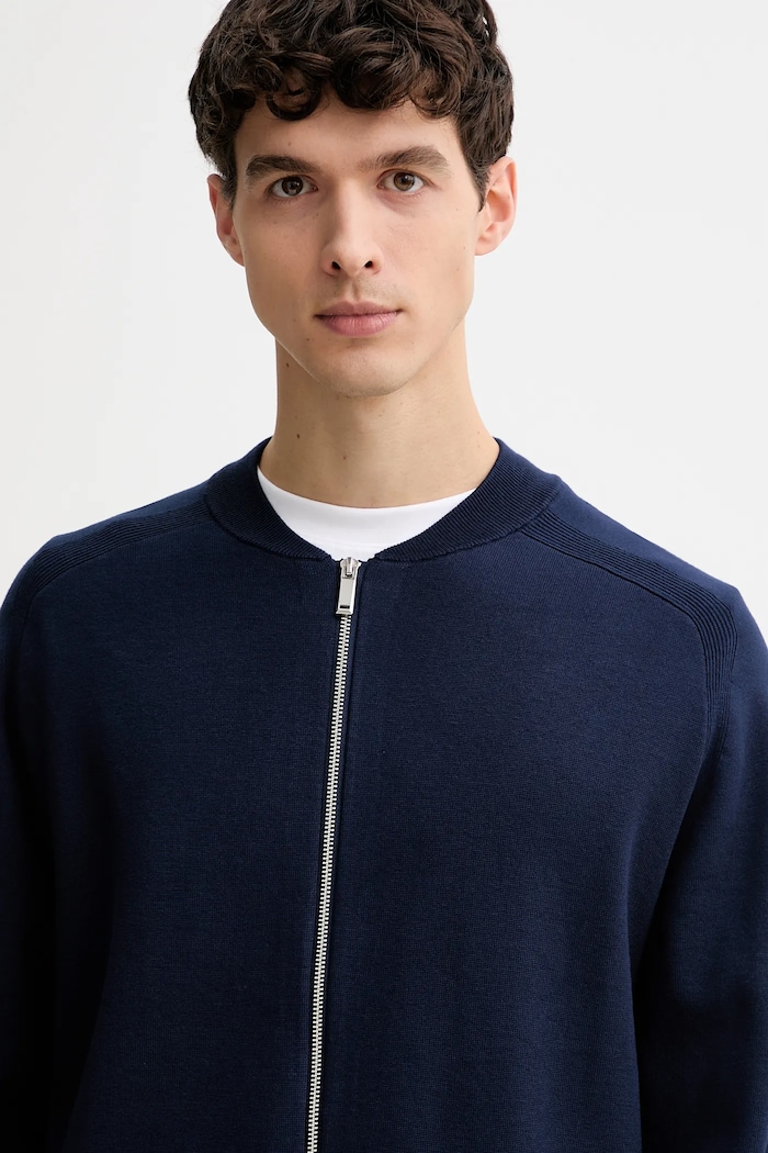 Kardigán Calvin Klein tmavomodrá LV040EM324