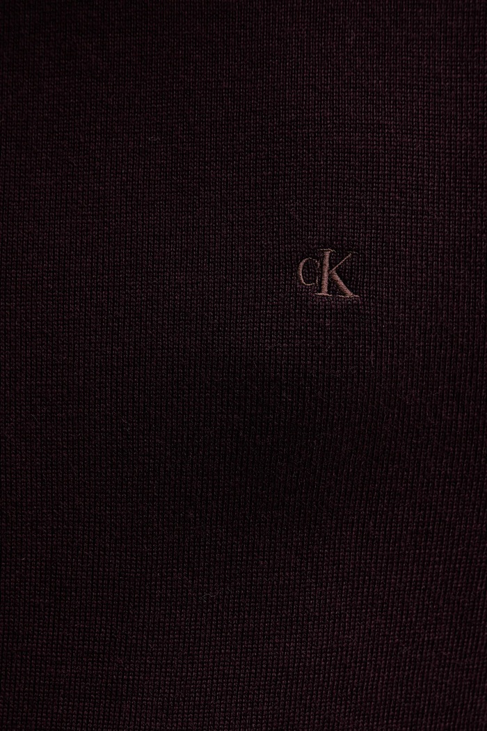 Vlnený sveter Calvin Klein LV04LB305G burgundské