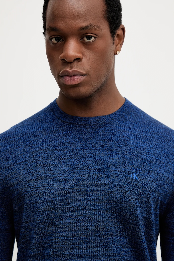 Vlnený sveter Calvin Klein modrá LV04LB305G