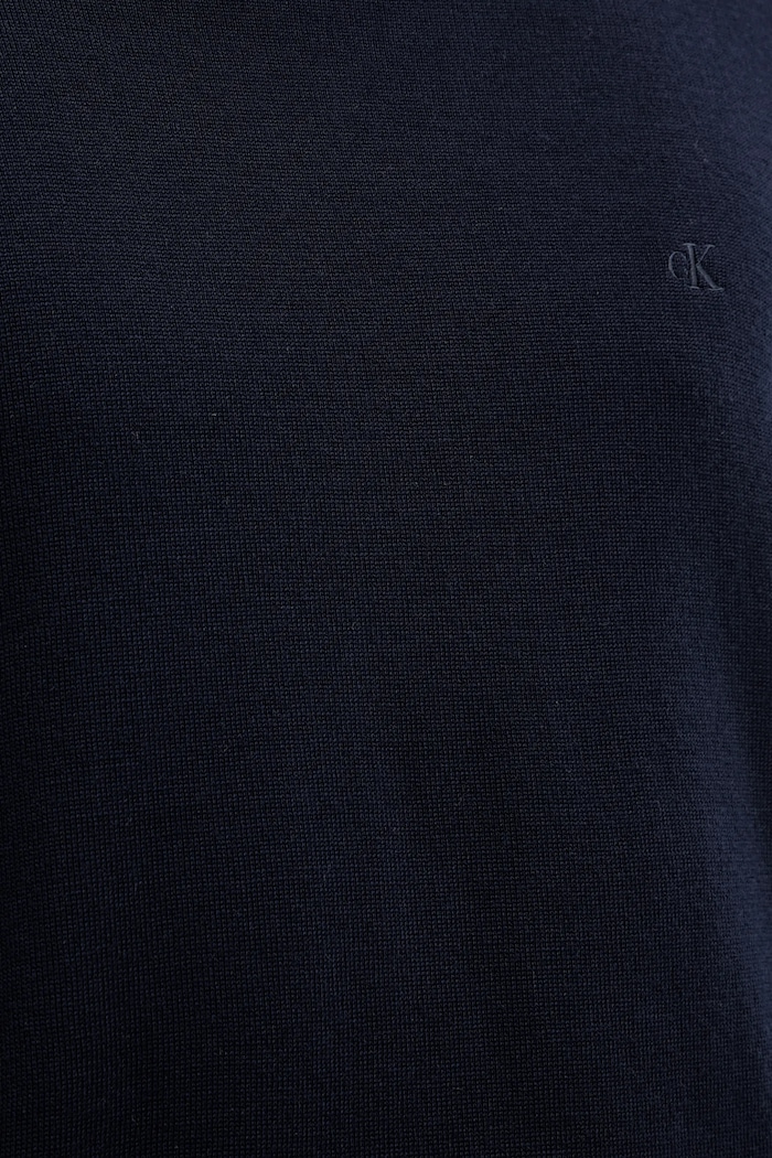 Vlnený sveter Calvin Klein LV04LD317G tmavomodrá