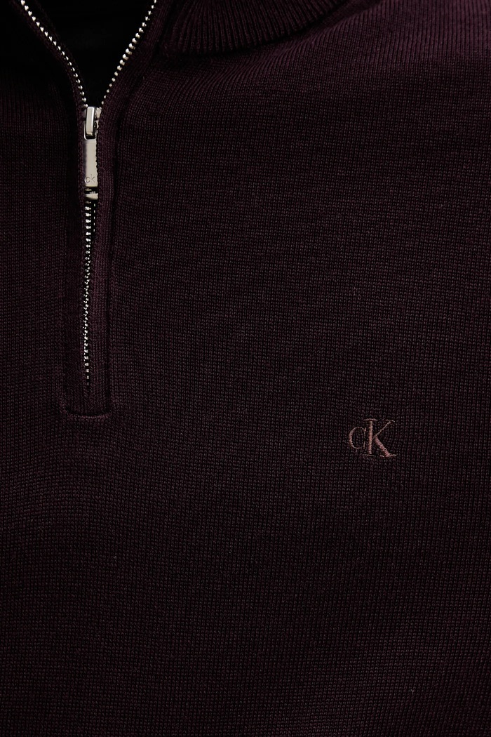 Calvin Klein pulover de lână burgundia LV04LD318G