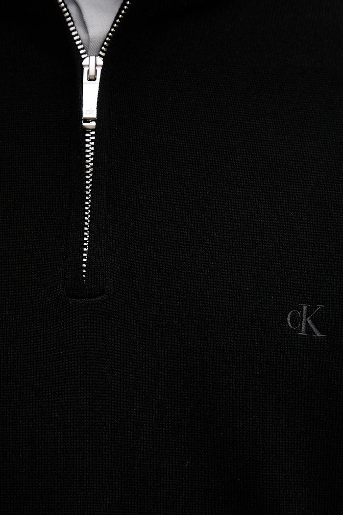 Calvin Klein pulover de lână LV04LD318G negru