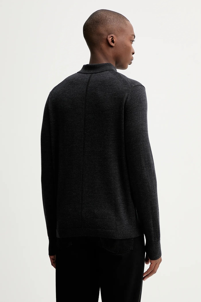 Oblečenie Vlnený sveter Calvin Klein LV04LD319G sivá