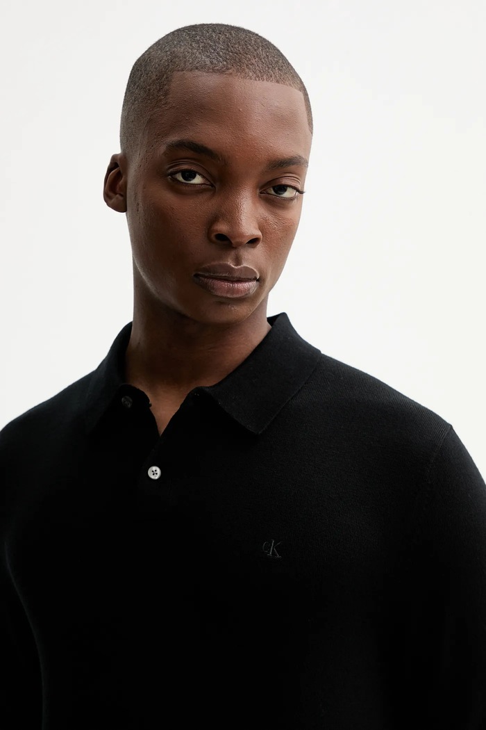 Vlnený sveter Calvin Klein čierna LV04LD319G
