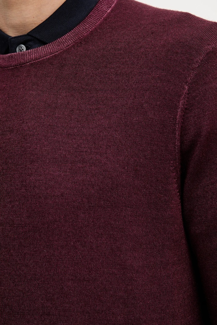 Vlnený sveter Michael Kors CF560HW7AP burgundské