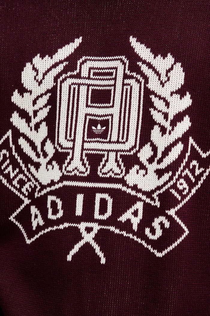 Pamučni pulover adidas Originals Varsity Regular JX8215 bordo
