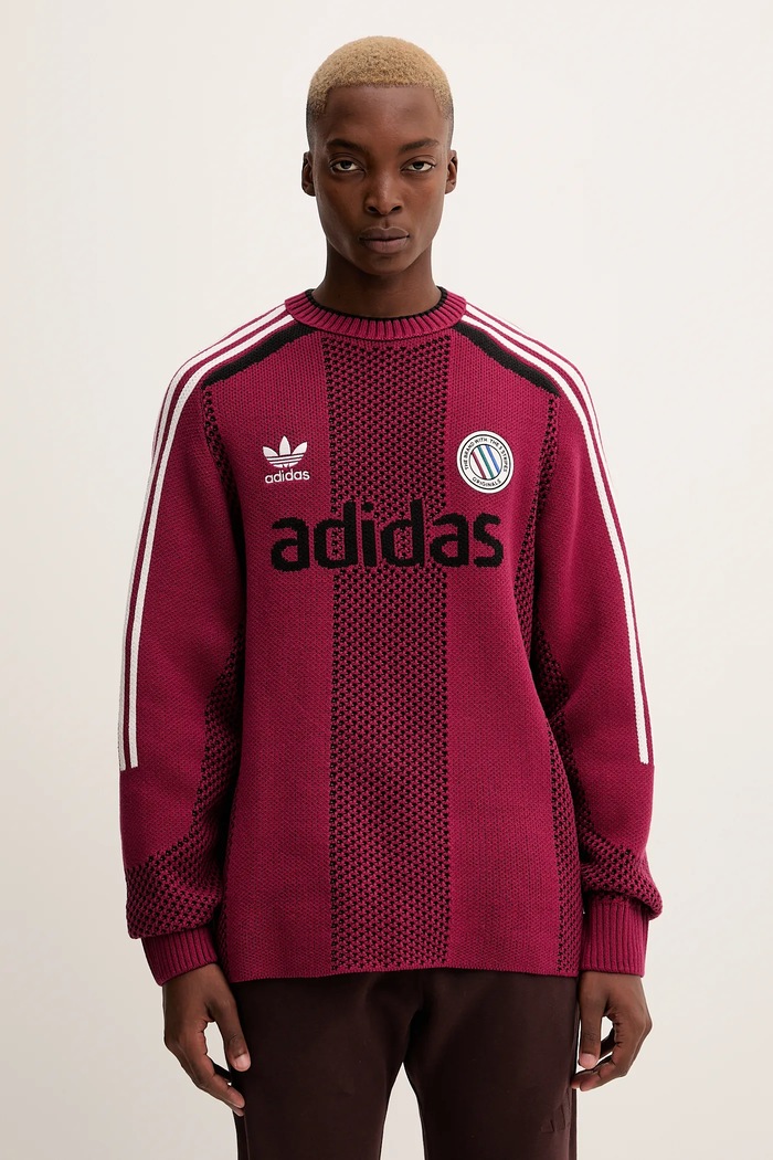 Sveter adidas Originals ADC nášivka ružová KQ5086