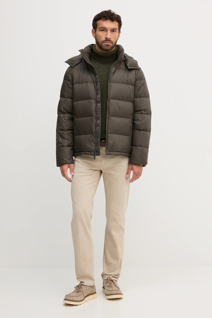 Barbour Pulover de lână MKN1658 verde AW25