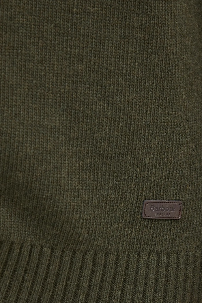 Pulover de lână Barbour verde MKN1658