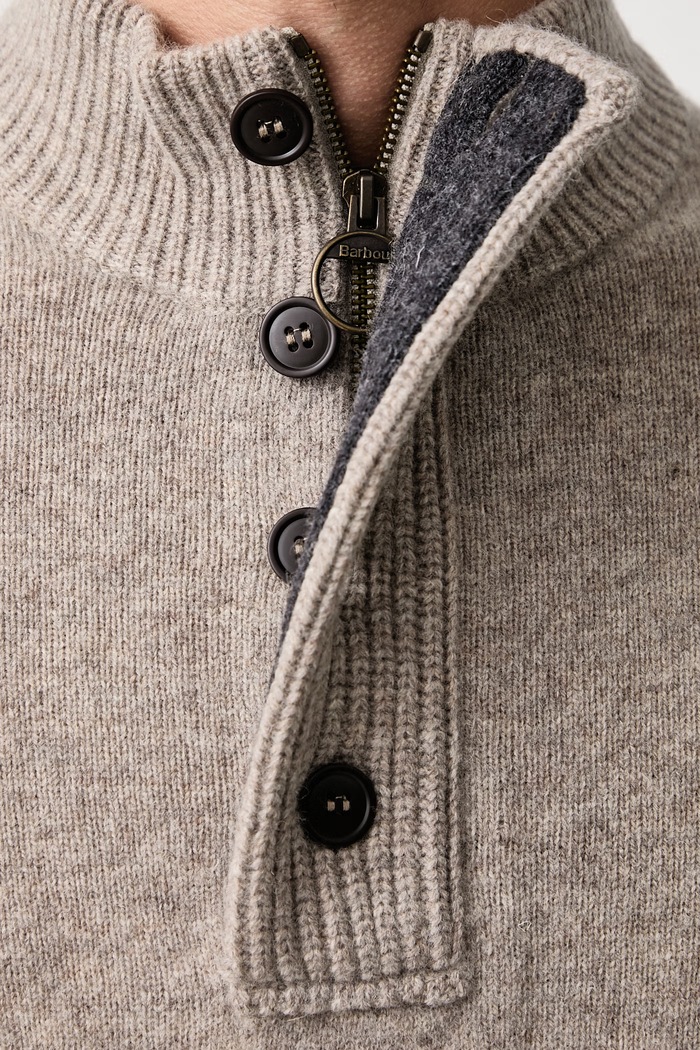Barbour Półgolf męski wełniany MKN0585