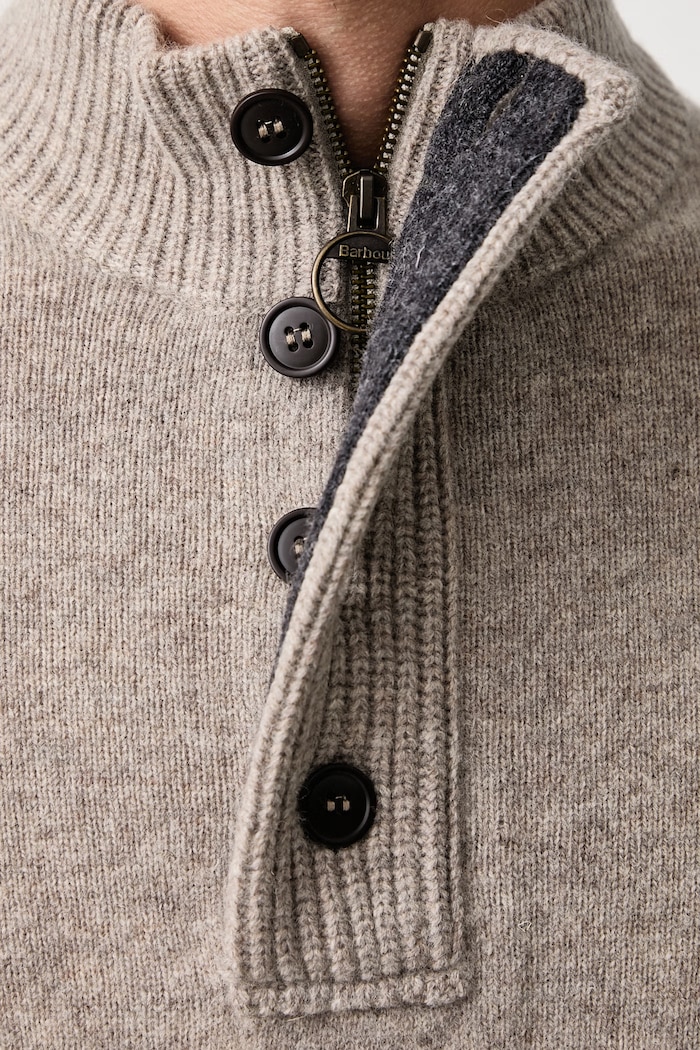Barbour Półgolf męski wełniany MKN0585