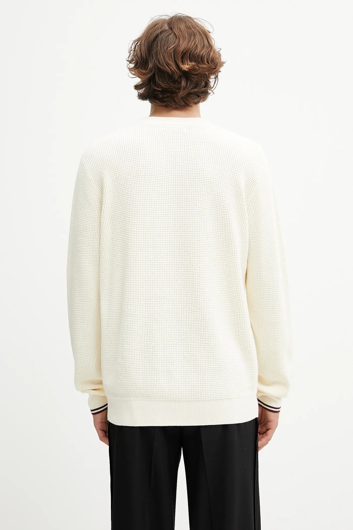 Odjeća Pamučni pulover Fred Perry K6507 bež