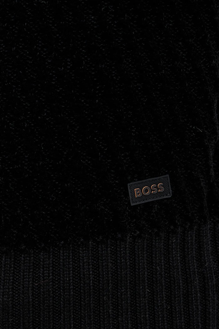 Светр із додаванням вовни BOSS Orange Atlapeco 50548666 чорний