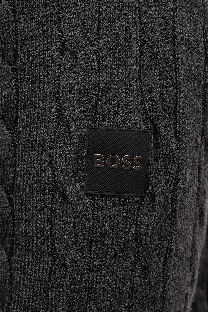 Светр BOSS Orange Kudable 50548679 сірий
