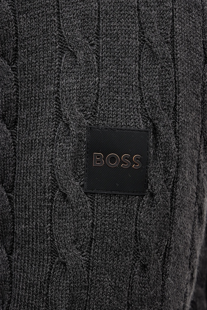 Светр BOSS Orange Kudable 50548679 сірий