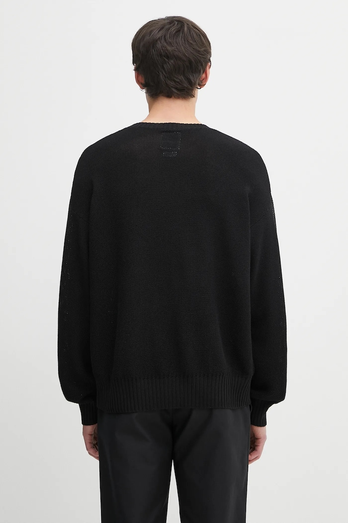 Ruházat Visvim selyempulóver jumbo sb knit 125105012003 fekete