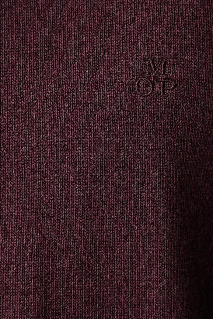 Sweter męski z dodatkiem wełny Marc O'Polo fioletowy 5000009032