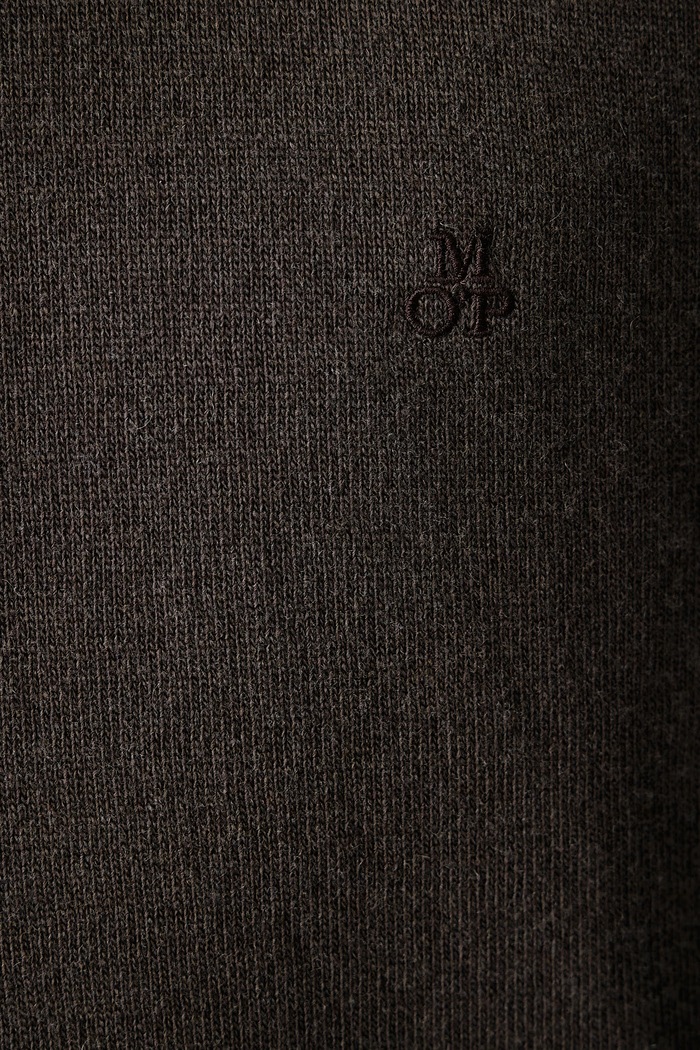 Sweter męski z dodatkiem wełny Marc O'Polo zielony 5000009032