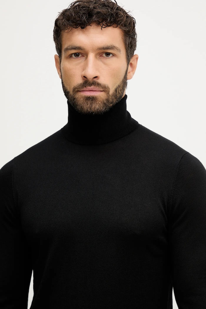 Liu Jo maglione in lana nero QXX072.MA27P