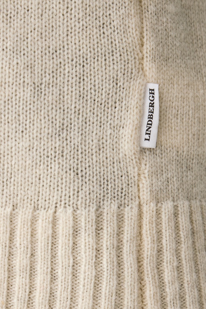 Sweter męski z wełną Lindbergh beżowy 30.800220