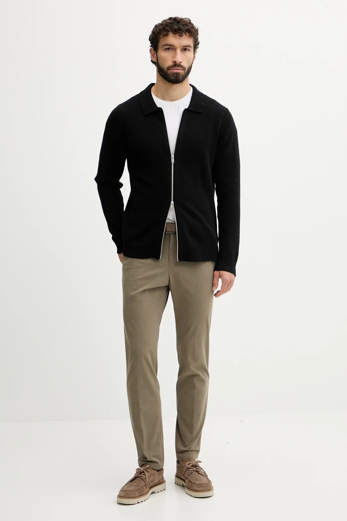 Lindbergh Cardigan din amestec de lână 30.800229 negru AW26
