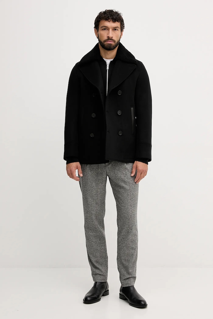 Pulover z dodatkom volne Lindbergh 30.825045 črna AW25