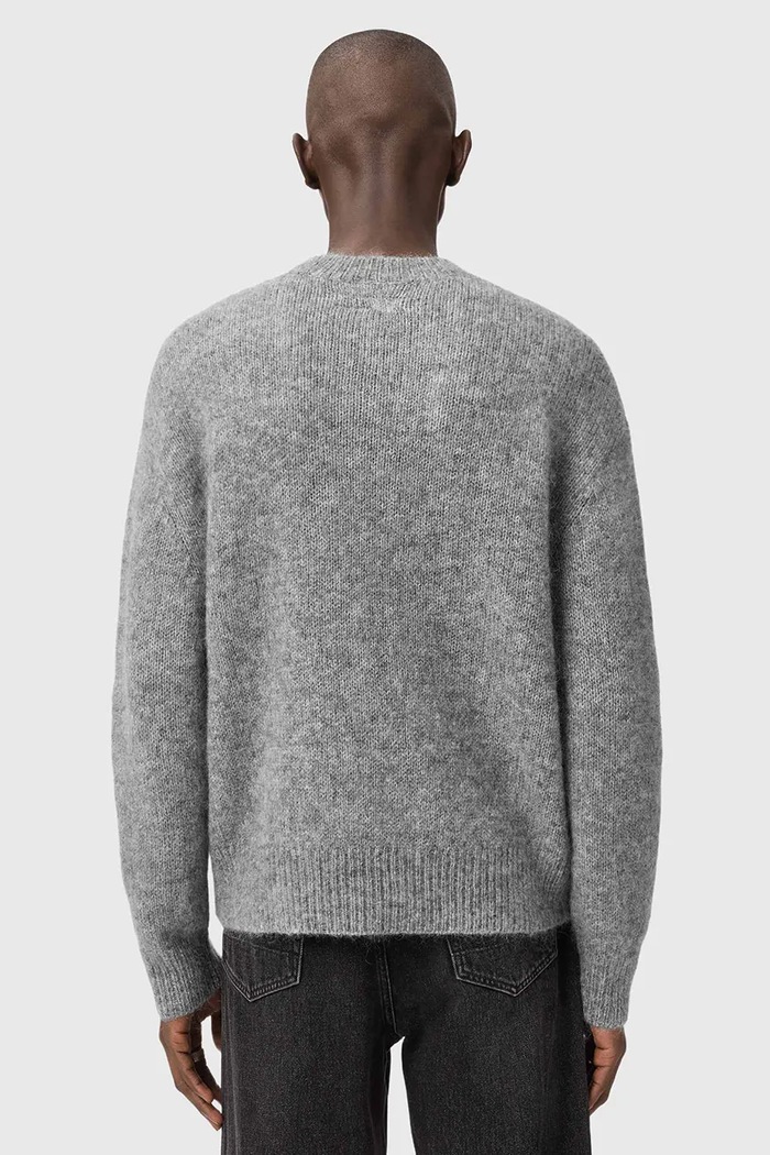 Oblečenie Sveter s prímesou moheru AllSaints COBY M005KD sivá