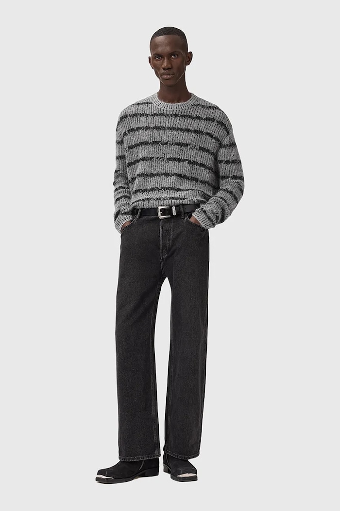 AllSaints pulover din amestec de lână DISSOLVED M003KD