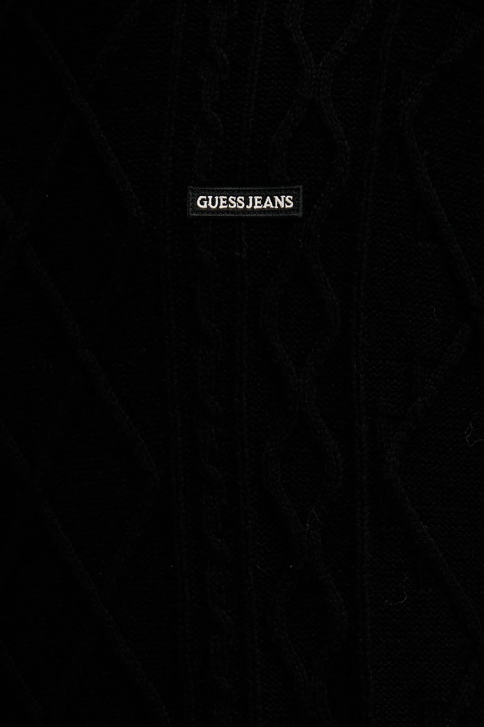 Guess Jeans sweter z dodatkiem wełny M5BR04.Z0561 czarny