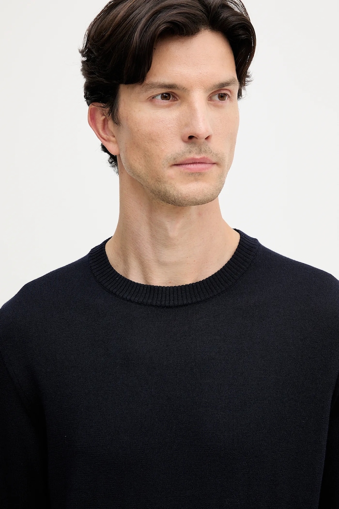 Trussardi maglione in lana blu navy M0058000007N