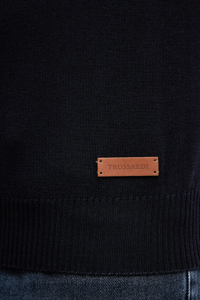 Trussardi maglione in lana M0058000007N blu navy