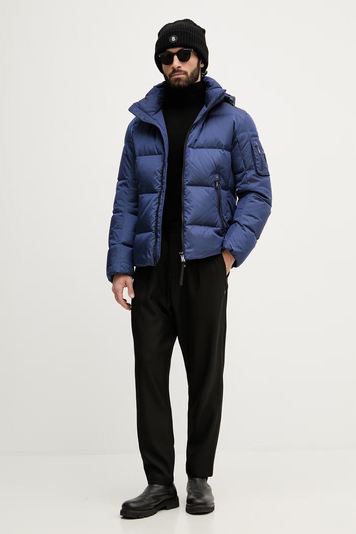 BOGNER ζιβάγκο ανδρικό μάλλινο GORDON 88629785 μαύρο AW25