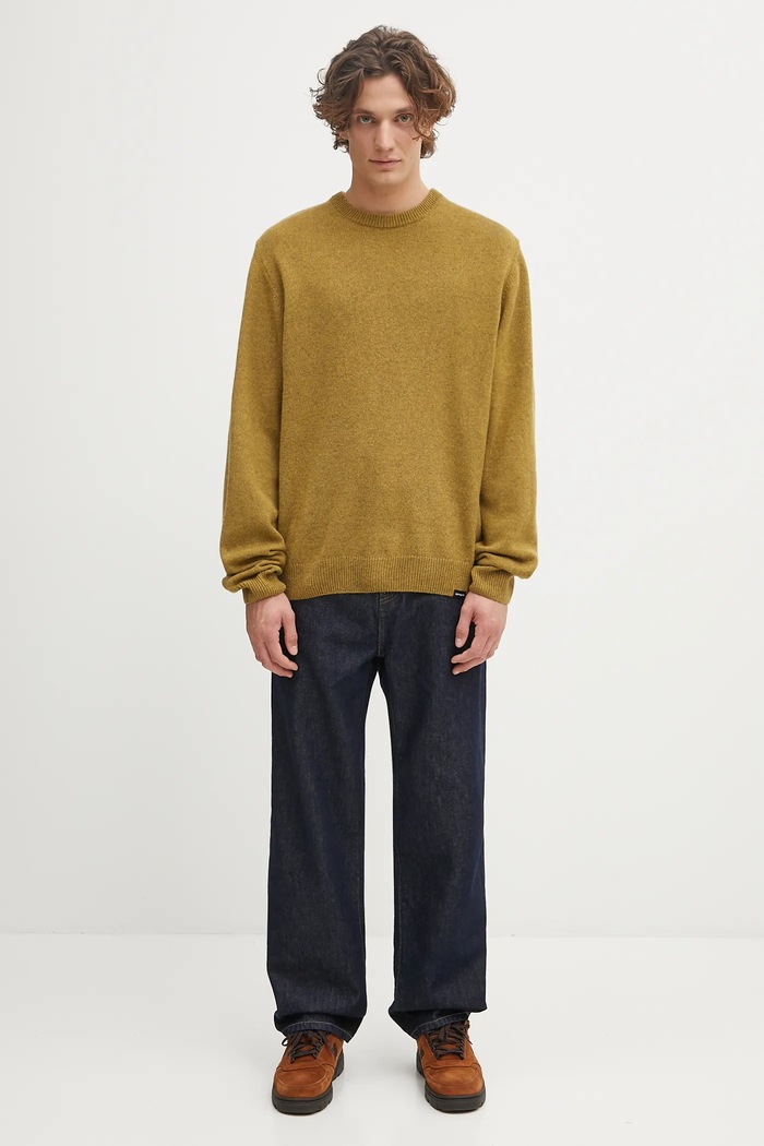 Carhartt WIP sweter z dodatkiem wełny Alten Sweater I033917.E5XX zielony