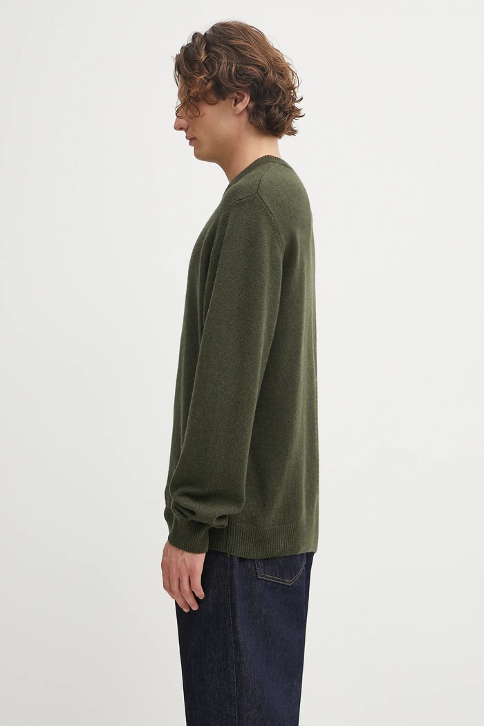 Свитер с добавлением шерсти Carhartt WIP Alten Sweater I033917.2ZXXX зелёный AW25