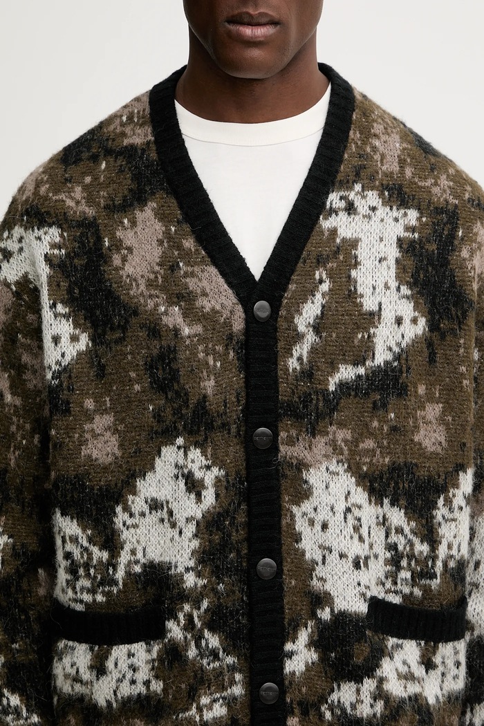 Кардиган с добавлением шерсти Carhartt WIP Merton Cardigan мультиколор I035391.38XXX