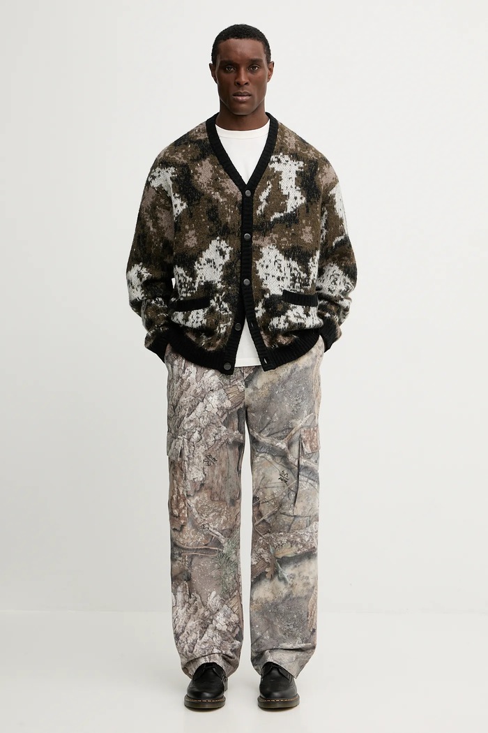 Кардиган с добавлением шерсти Carhartt WIP Merton Cardigan I035391.38XXX мультиколор