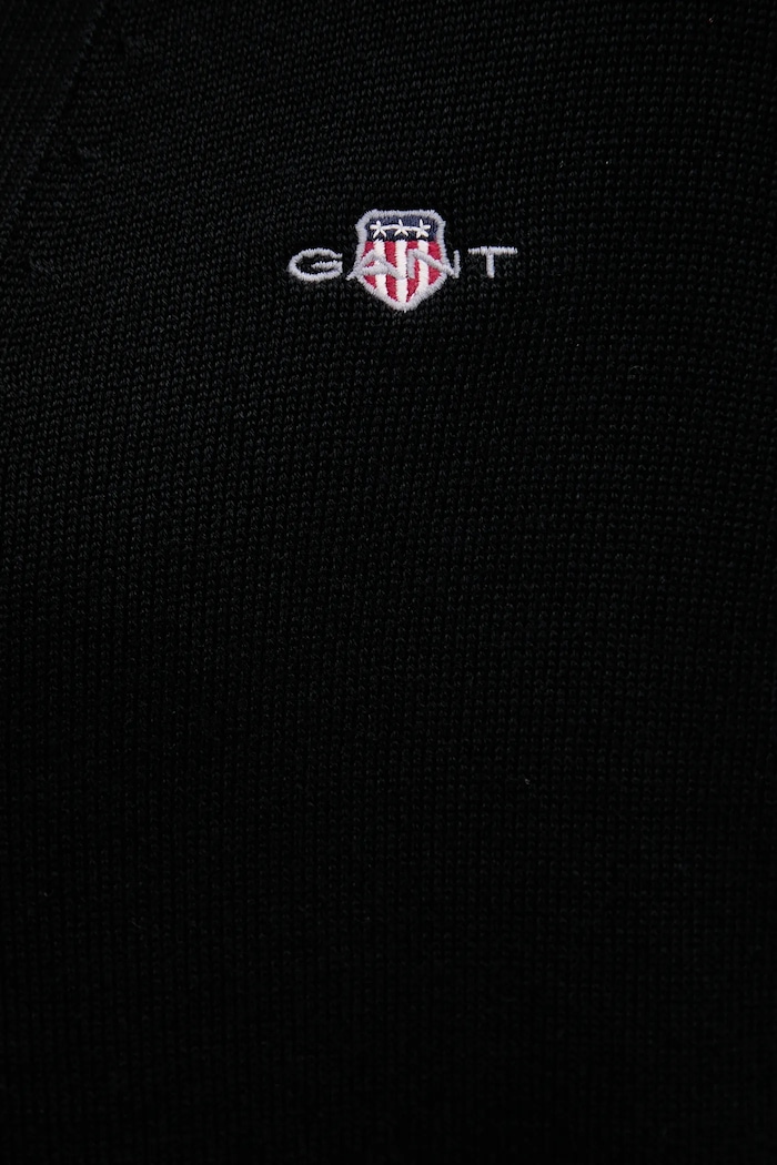 Gant cardigan din bumbac 8030269 negru