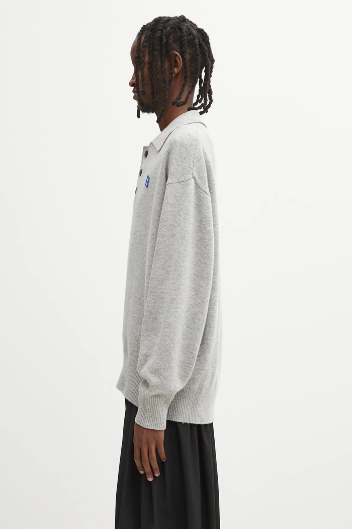 Ader Error wool blend sweater KNIT BO42FYKT0102GR gray AW25