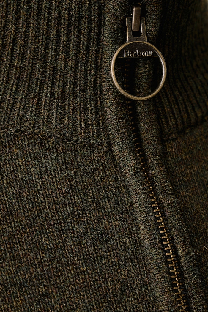 Sweter męski wełniany Barbour zielony MKN0837