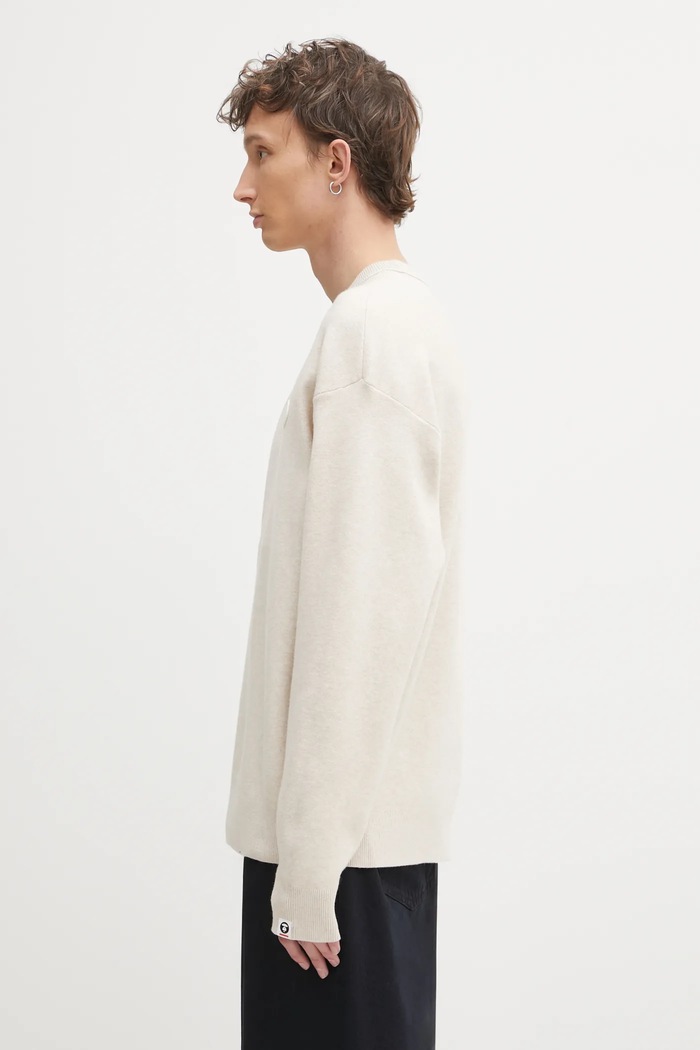 Светр AAPE Now AAPKNMC361XXP бежевий AW25